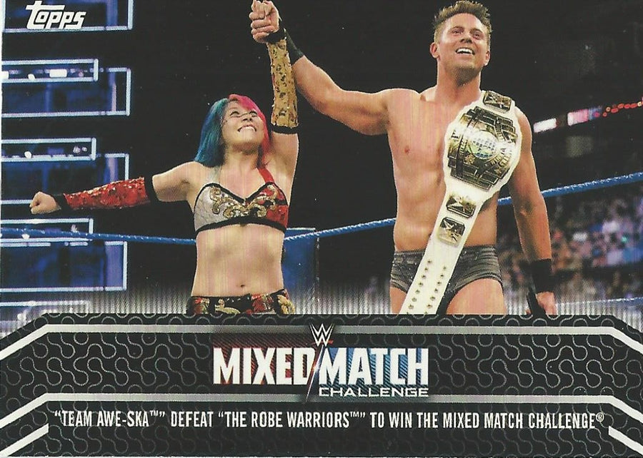 WWE Topps Women Division 2018 Asuka and The Miz MM-24