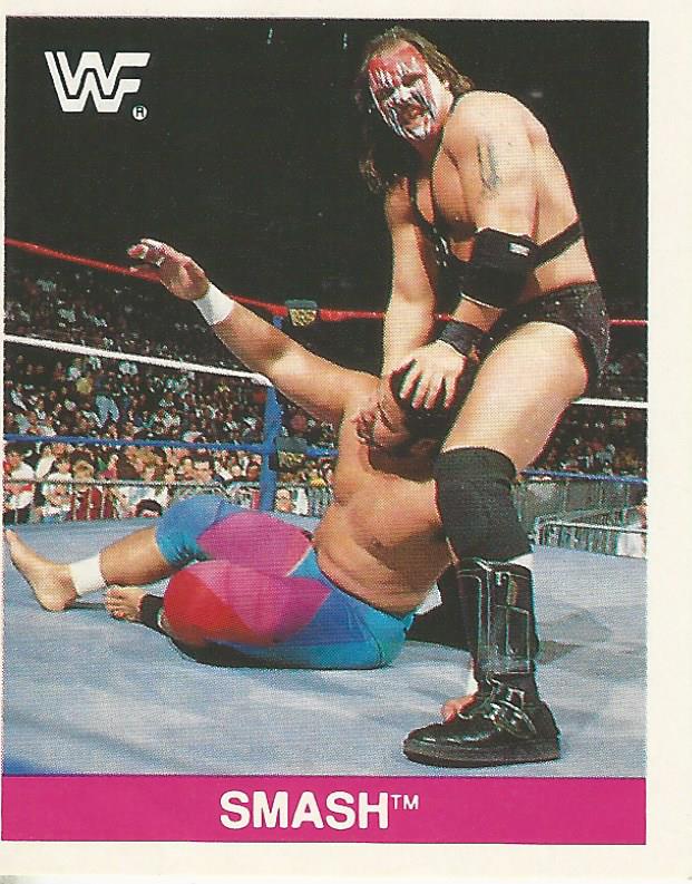 WWF Merlin Sticker Collection 1990 Demolition Smash #73