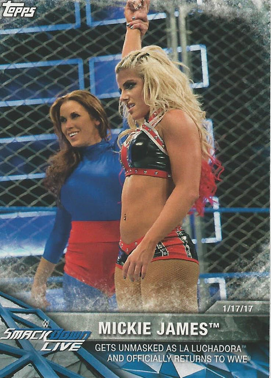 WWE Topps Women Division 2017 Mickie James WWE-24