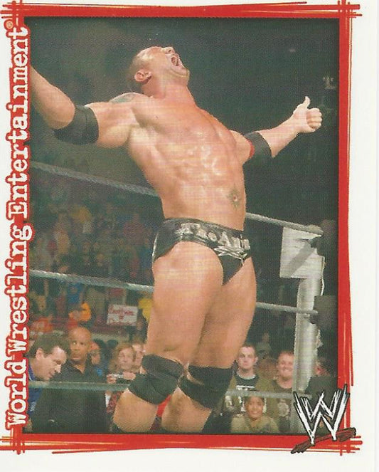 WWE Topps Superstars Uncovered 2007 Sticker Batista #74