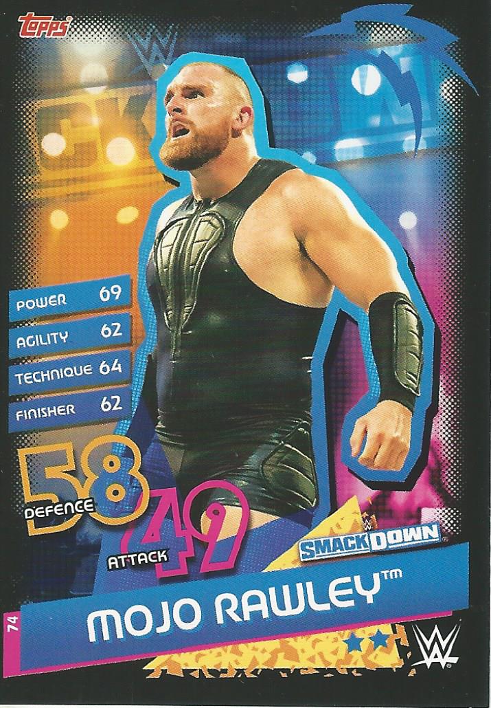 WWE Topps Slam Attax Reloaded 2020 Mojo Rawley #74