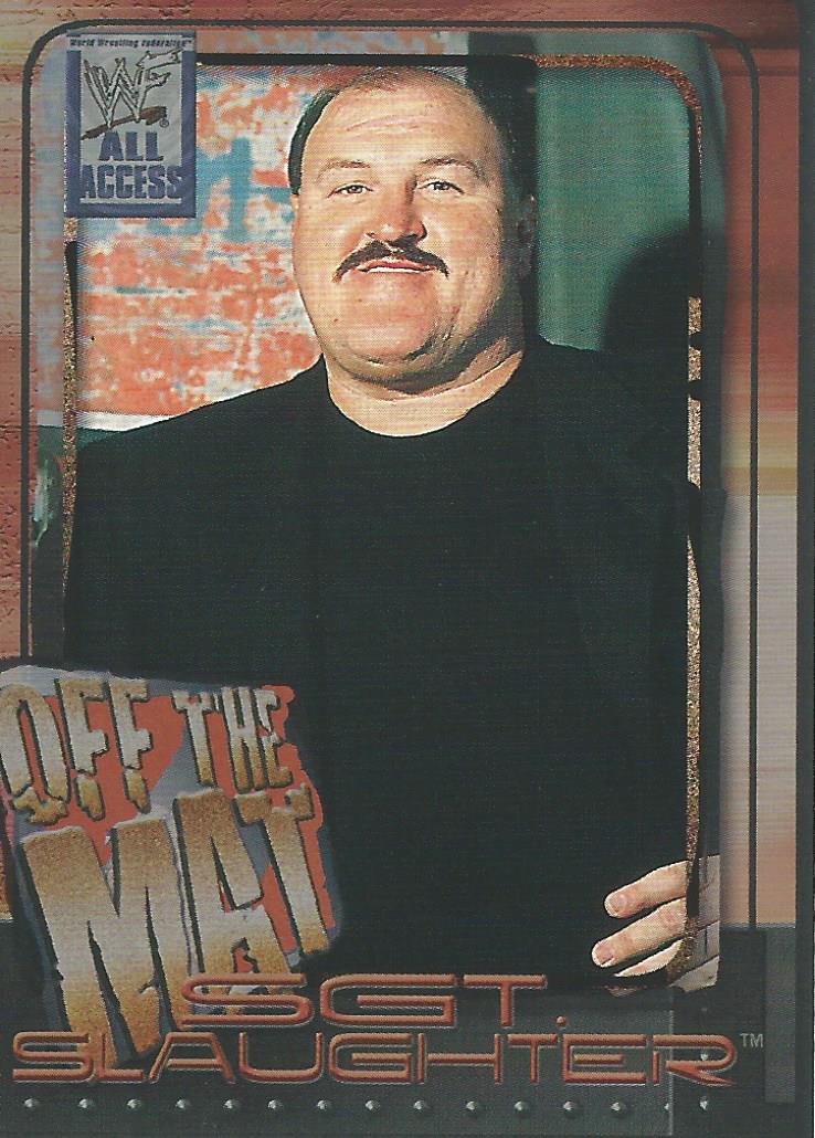 WWF Fleer All Access 2002 Sgt Slaughter #74