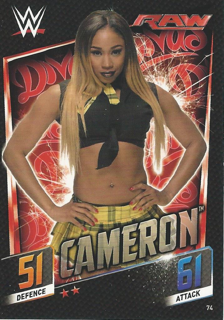 WWE Topps Slam Attax 2015 Then Now Forever Cameron #74