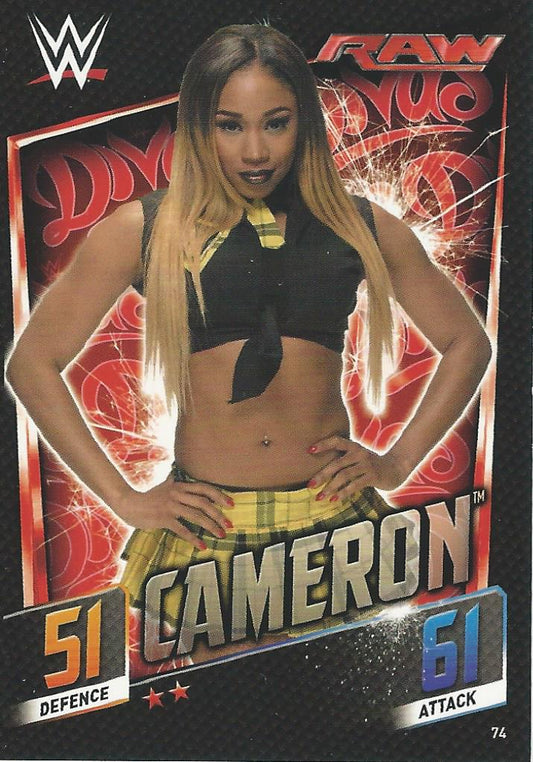 WWE Topps Slam Attax 2015 Then Now Forever Cameron #74