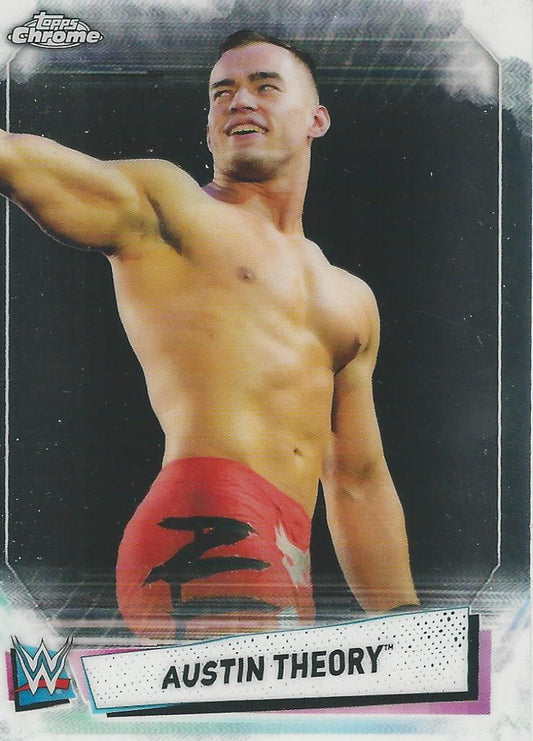 WWE Topps Chrome 2021 Austin Theory #74