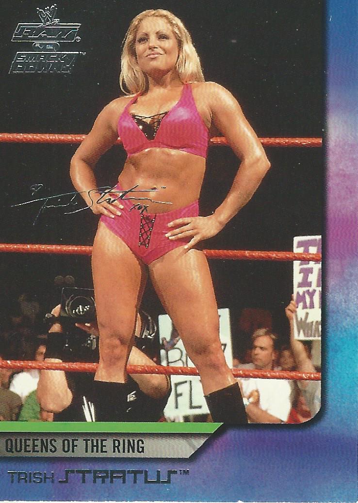 WWE Fleer Raw vs Smackdown 2002 Trish Stratus #74