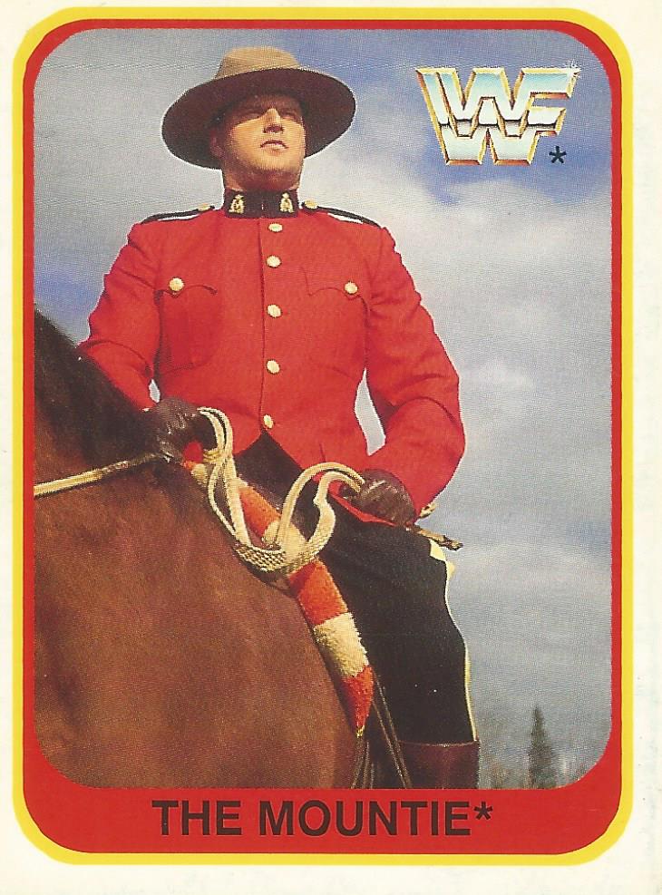 WWF Merlin 1991 The Mountie #74