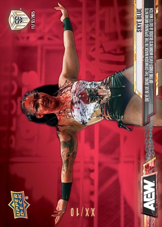 Skye Blue – Skye Blue Dons the Crimson Mask in the Opening Moments of the First- Ever Womens Blood & Guts Match