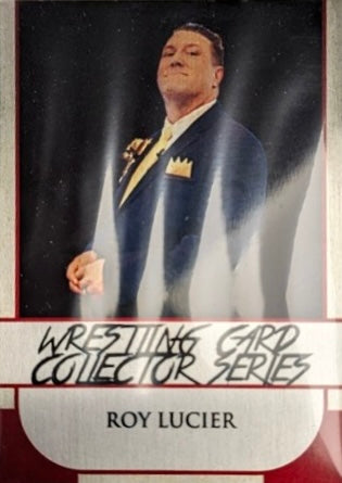 ROY Lucier trading card PW Catalog