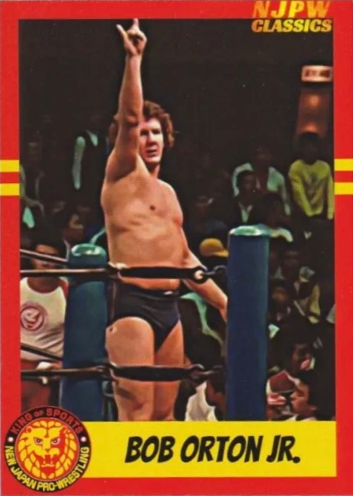 BOB Orton JR. trading card PW Catalog