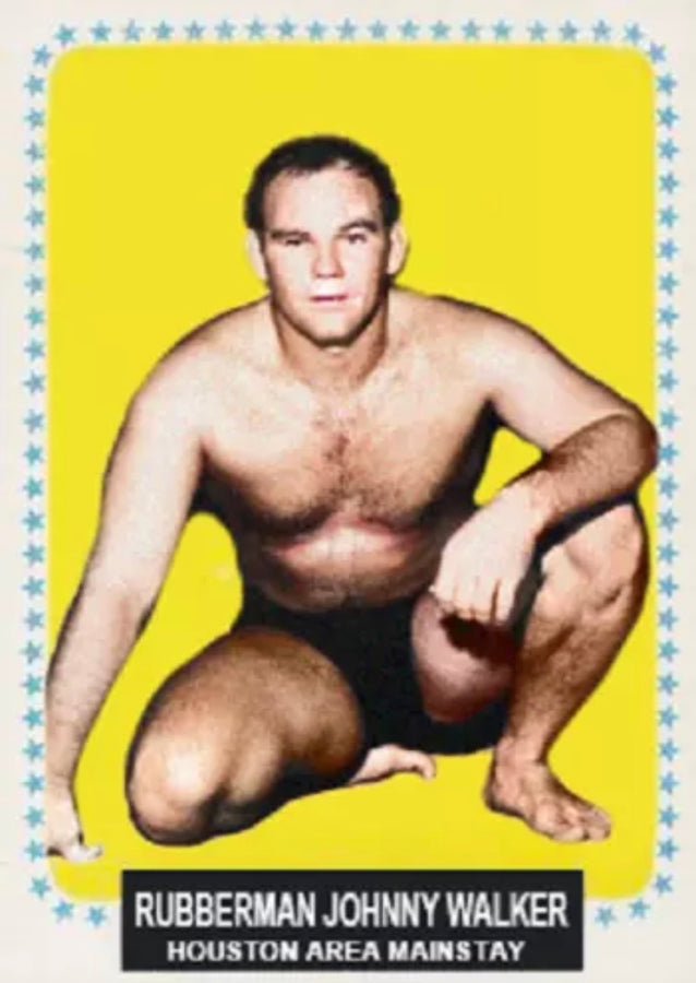 Rubberman Johnny Walker trading card PW Catalog