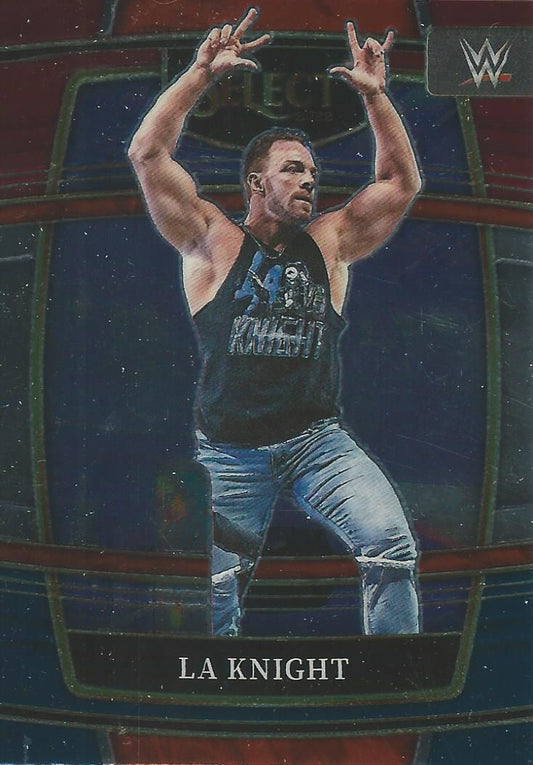 WWE Panini Select 2022 Red/Silver/Blue LA Knight #1
