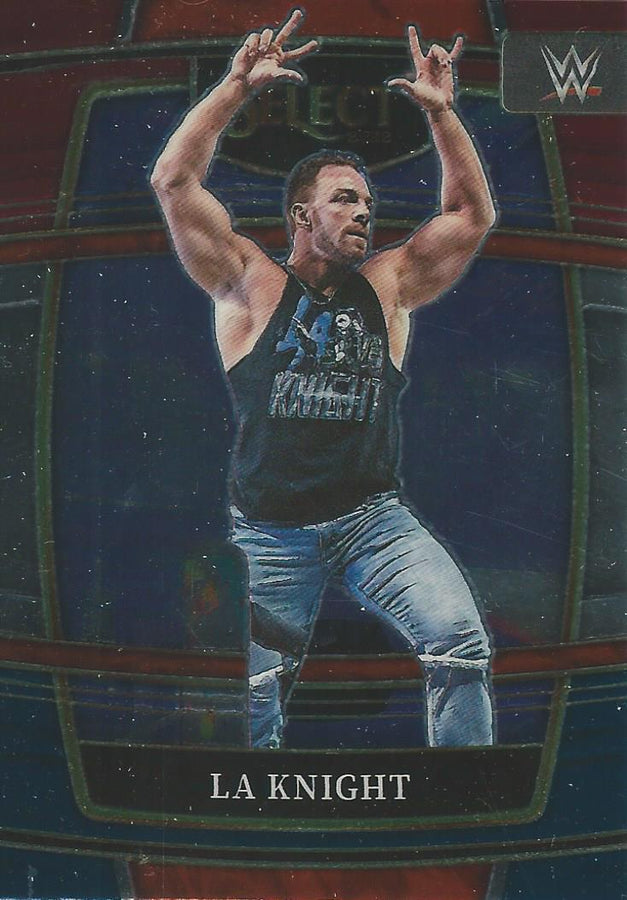 WWE Panini Select 2022 Red/Silver/Blue LA Knight #1