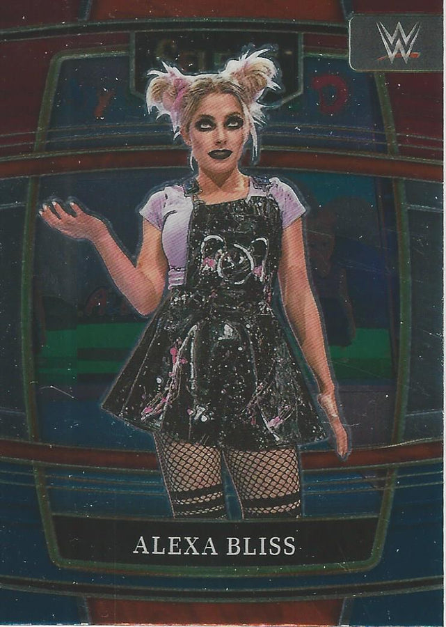 WWE Panini Select 2022 Red/Silver/Blue Alexa Bliss #3