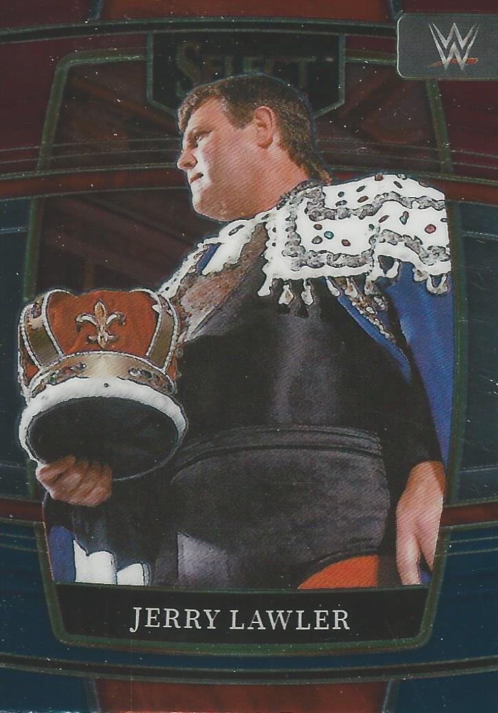 WWE Panini Select 2022 Red/Silver/Blue Jerry Lawler #21