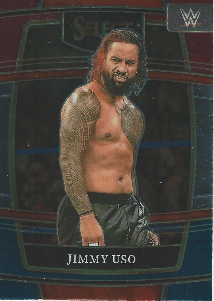 WWE Panini Select 2022 Red/Silver/Blue Jimmy Uso #31