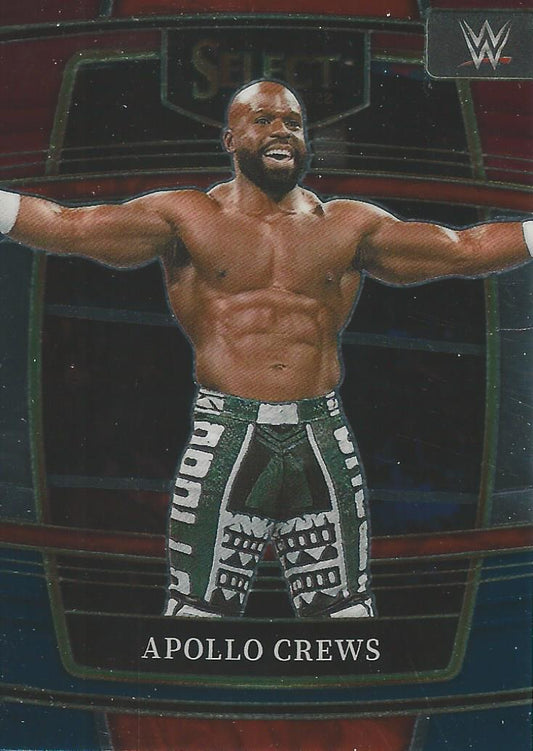 WWE Panini Select 2022 Red/Silver/Blue Apollo Crews #43