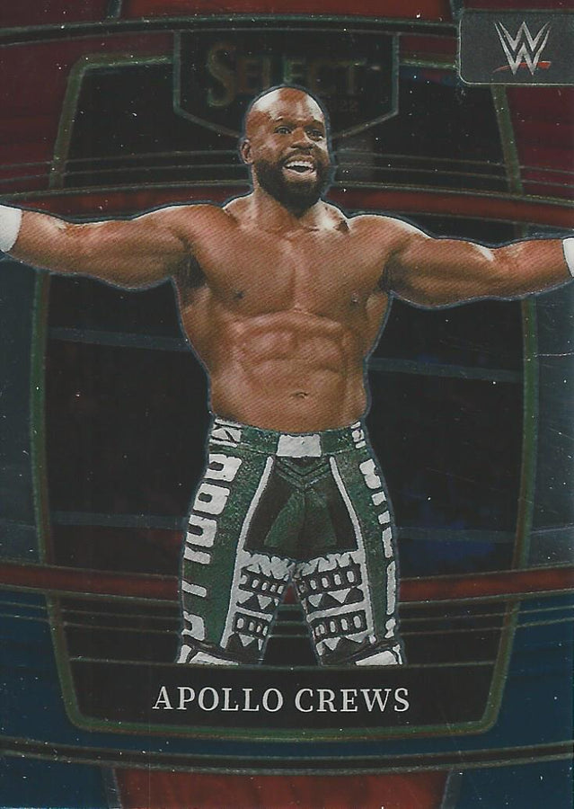 WWE Panini Select 2022 Red/Silver/Blue Apollo Crews #43