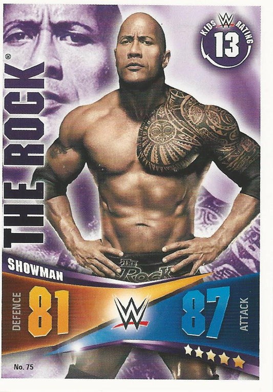 WWE Topps Slam Attax Rivals 2014 The Rock #75