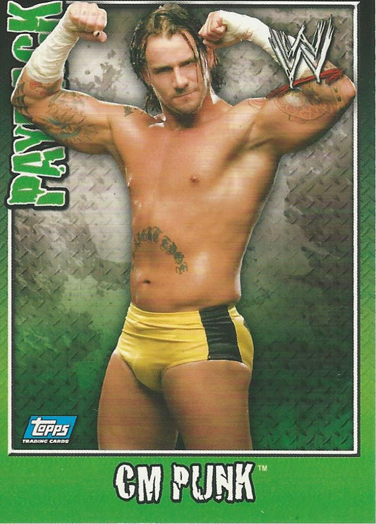 WWE Topps Payback 2006 CM Punk #75