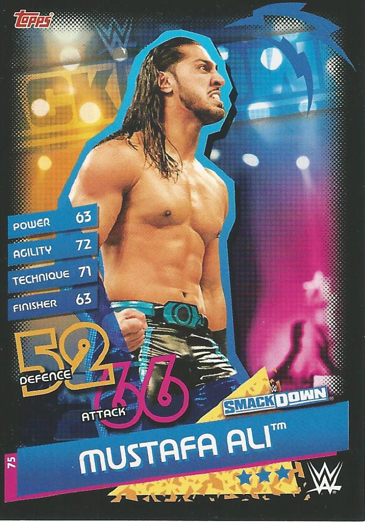 WWE Topps Slam Attax Reloaded 2020 Mustafa Ali #75