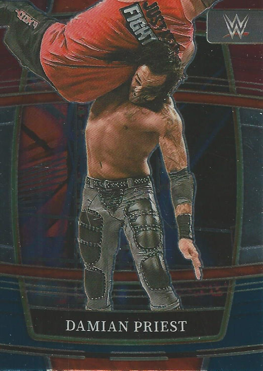 WWE Panini Select 2022 Red/Silver/Blue Damian Priest #75