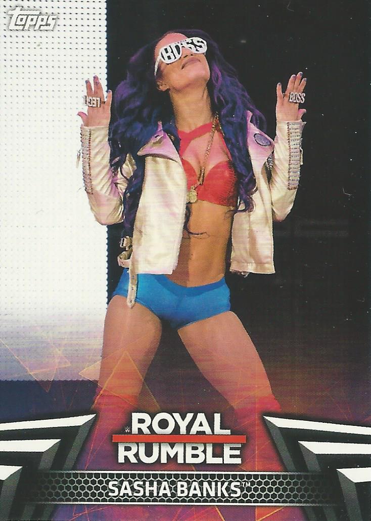 WWE Topps Women Division 2018 Sasha Banks RR-1 trading card PW Catalog