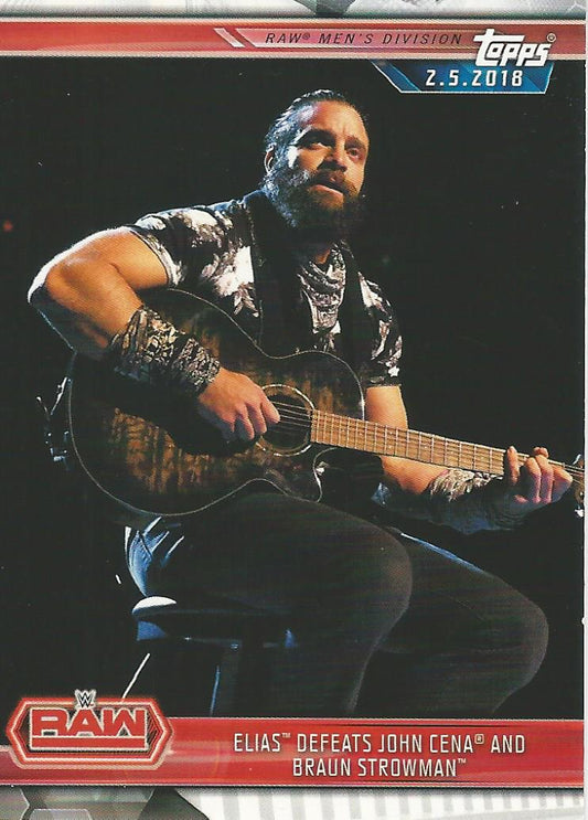 WWE Topps Champions 2019 Elias #25