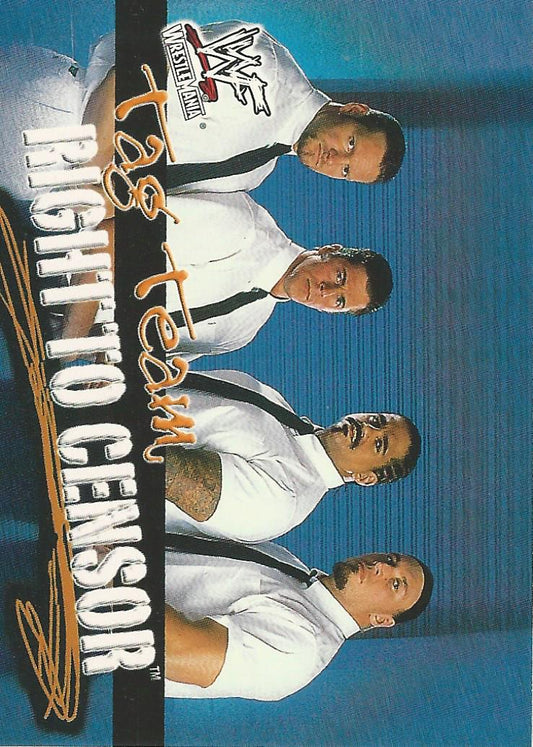 WWF Fleer Wrestlemania 2001 Right to Censor #75
