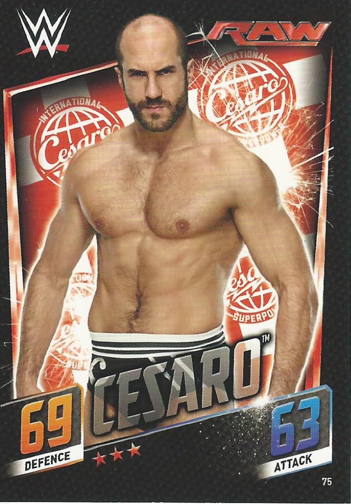 WWE Topps Slam Attax 2015 Then Now Forever Cesaro #75