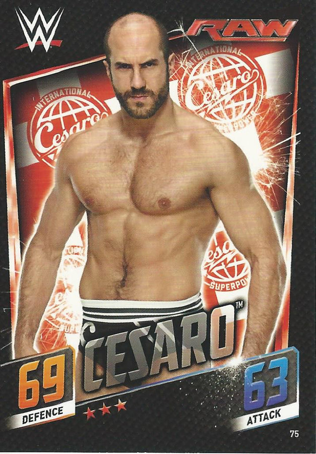 WWE Topps Slam Attax 2015 Then Now Forever Cesaro #75