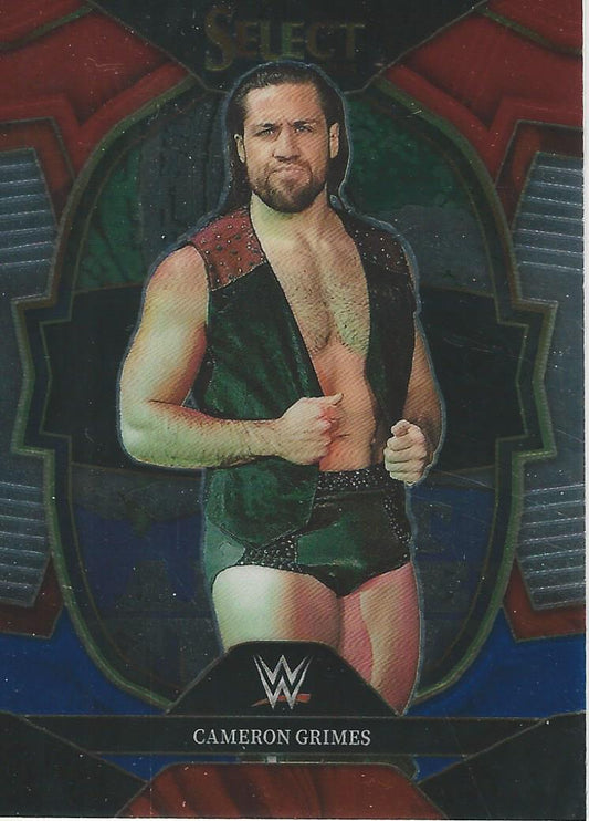 WWE Panini Select 2023 Red/Silver/Blue Cameron Grimes #33