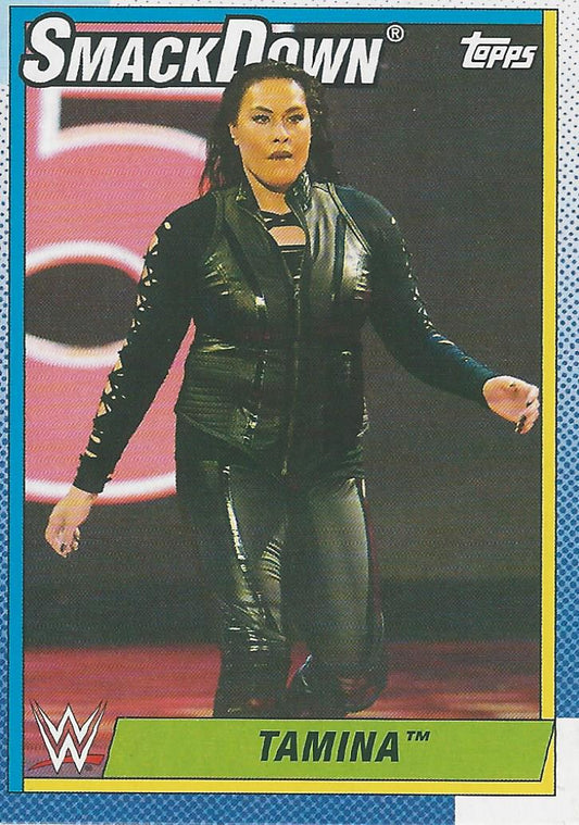 WWE Topps Heritage 2021 Tamina #75