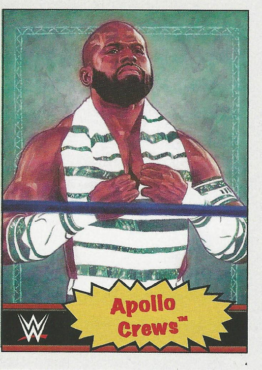 WWE Topps Living Set 2021 Apollo Crews #75