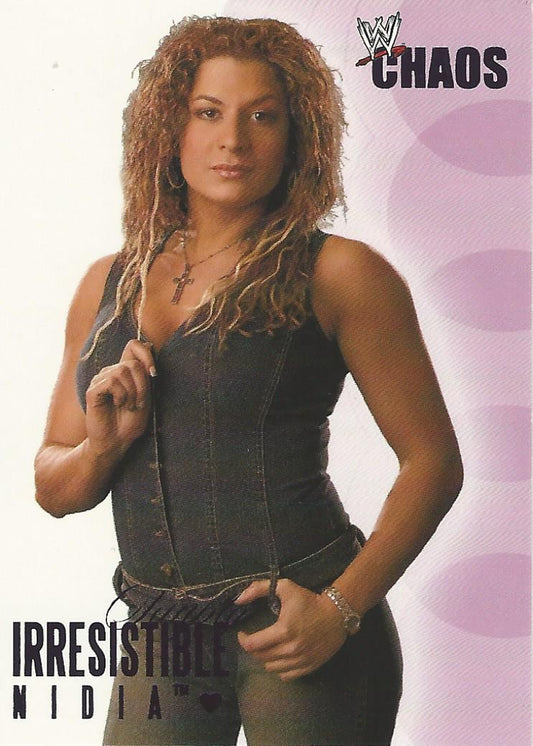 WWE Fleer Chaos 2004 Nidia #75