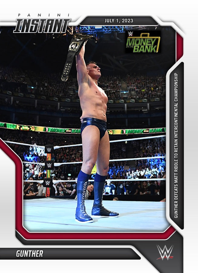 Gunther – Gunther Defeats Matt Riddle to Retain Intercontinental Championship