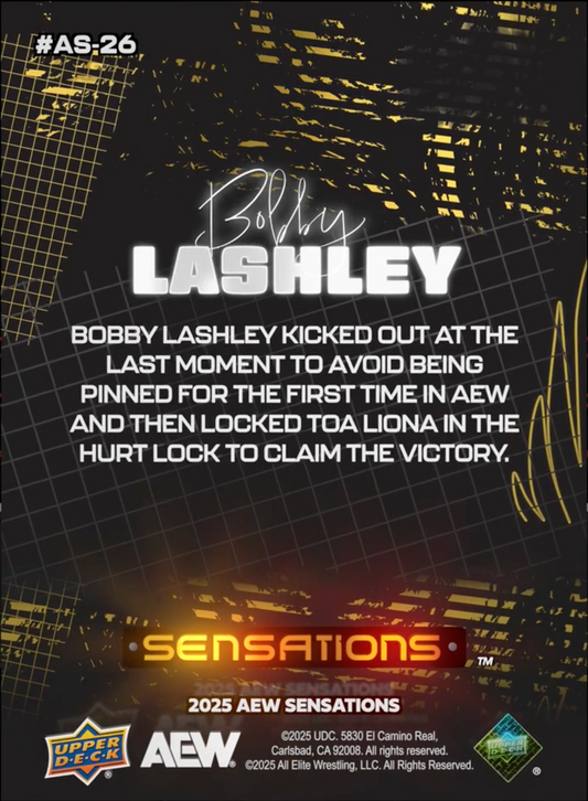 9/17/25 – Bobby Lashley – Bobby Lashley Forces TOA Liona to TAP Out at September to Remember trading card PW Catalog