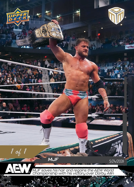 MJF – MJF Saves HIS Hair and Regains the AEW World Championship With HIS Victory Over Darby Allin