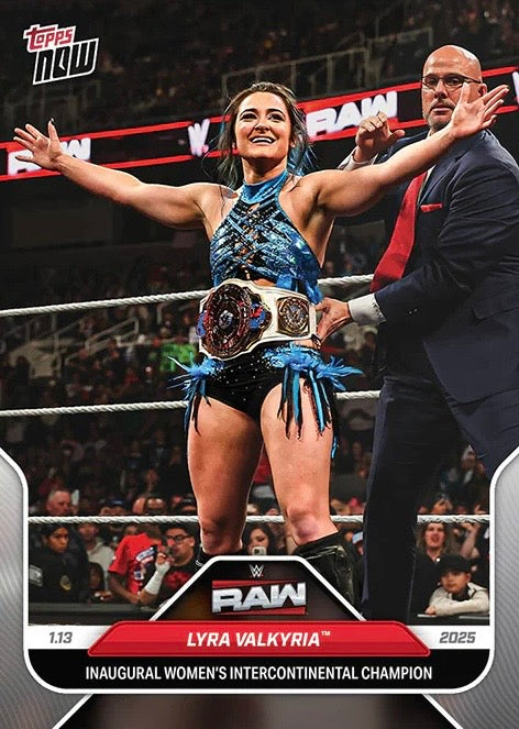 Lyra Valkyria Inaugural Women’s Intercontinental Champion trading card PW Catalog