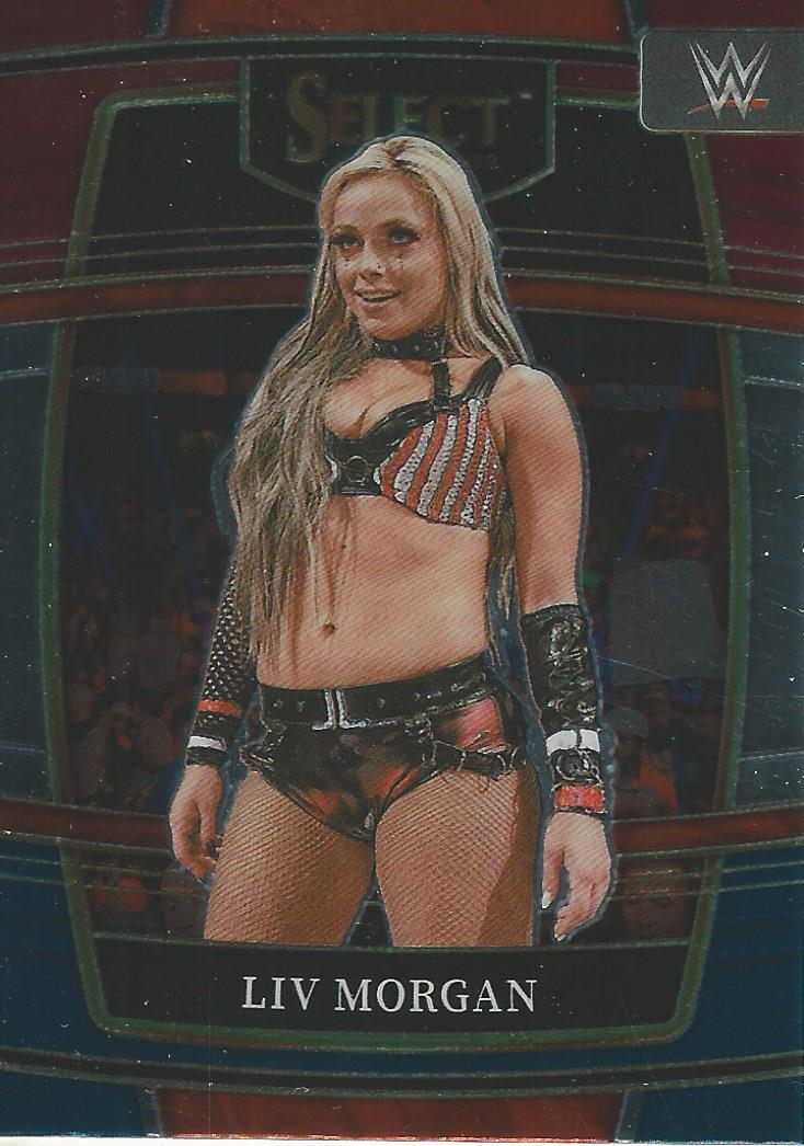 WWE Panini Select 2022 Red/Silver/Blue Liv Morgan #44