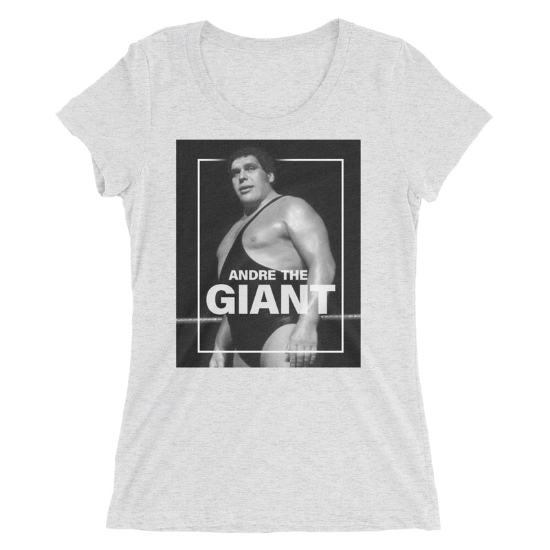 Andre the Giant "Photo" Women's Tri-Blend T-Shirt T-Shirt PW Catalog
