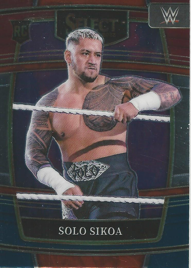 WWE Panini Select 2022 Red/Silver/Blue Solo Sikoa #58