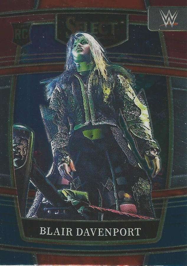 WWE Panini Select 2022 Red/Silver/Blue Blair Davenport #73