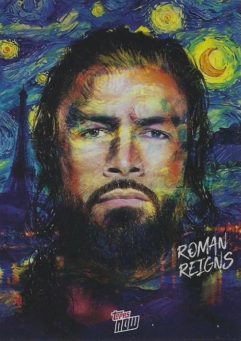 Clash in Paris – Roman Reigns trading card PW Catalog