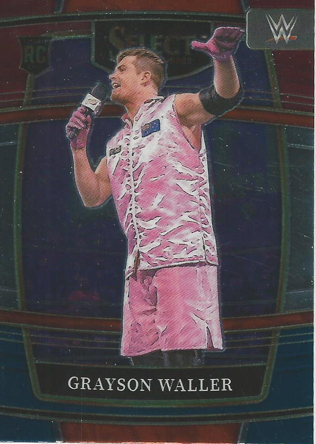 WWE Panini Select 2022 Red/Silver/Blue Grayson Waller #78