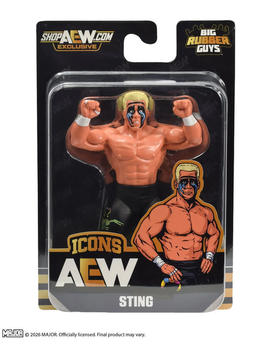 AEW Major Big Rubber Guys Sting Icons 1 of 1000