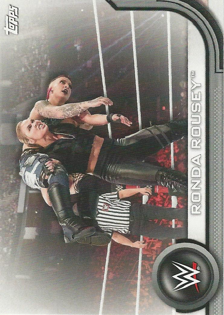 WWE Topps Women Division 2020 Ronda Rousey RC-44 trading card PW Catalog