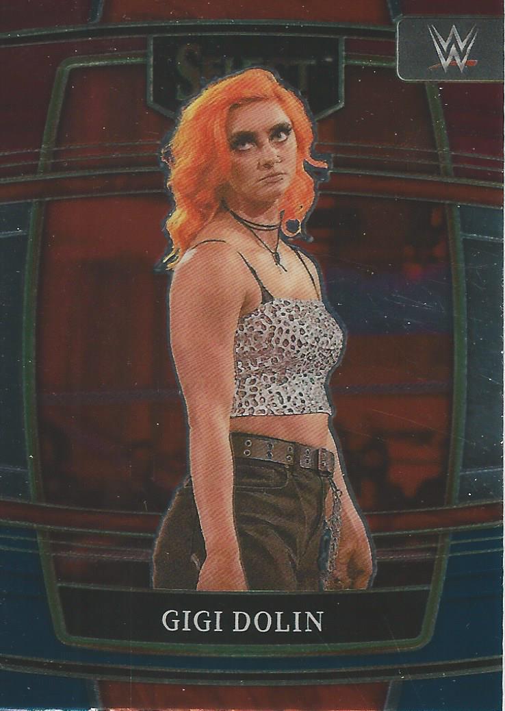 WWE Panini Select 2022 Red/Silver/Blue Gigi Dolin #87