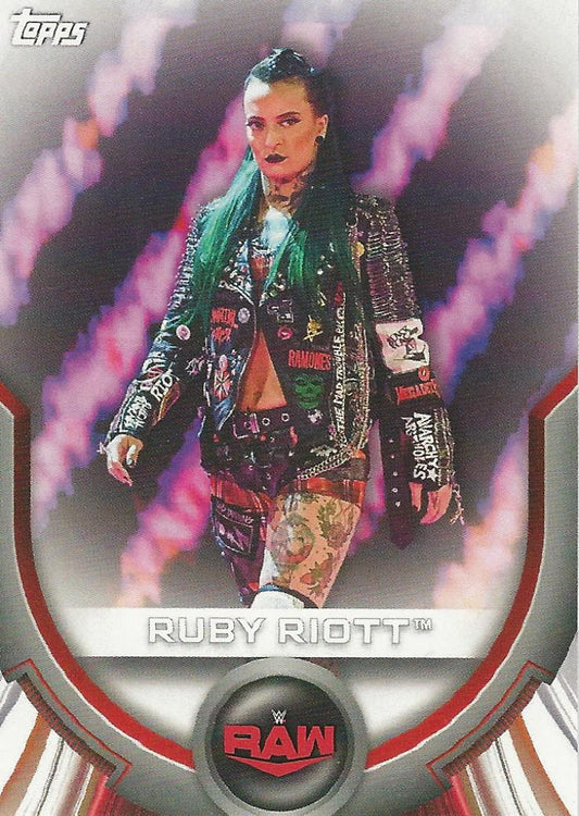 WWE Topps Women Division 2020 Ruby Riott RC-45 trading card PW Catalog