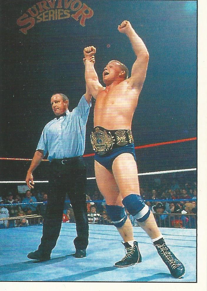 WWF Panini 1995 Sticker Collection Bob Backlund #76